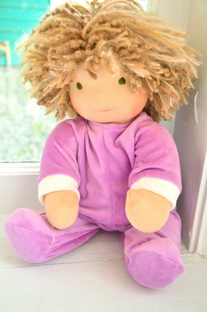 First Doll Brunette Doll Rag Doll Fair Skin Tone 12 in Cuddly Cotton Stuffed Doll Margaret- Huggable Soft Doll